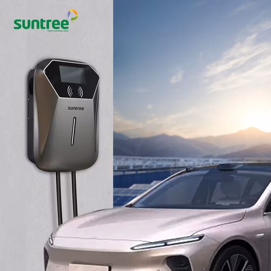 Caricatore EV per stazione di ricarica per auto elettrica portatile 3 fasi da 380 V 22 kW da 8 a 32 A con ricarica rapida trifase con schermo LCD