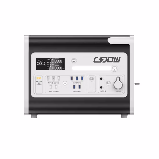 Centrale elettrica portatile di emergenza con alimentatore AC/DC da esterno da 2200 W