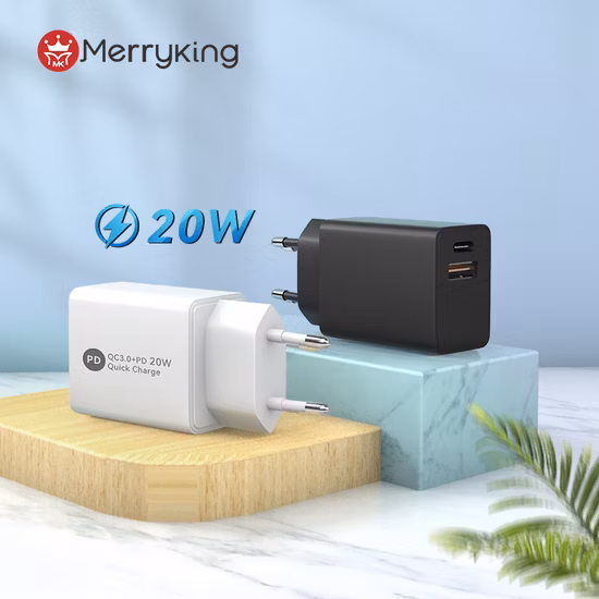 Pd18W QC3.0 USB Fast Type C Charger Universal Input 5V 3A/9V 2A/12V 1.5A EU UL CE FCC SAA RoHS Ukca for Tablet/Mobile Phone/ LED/CCTV/Headset/Wireless Charging