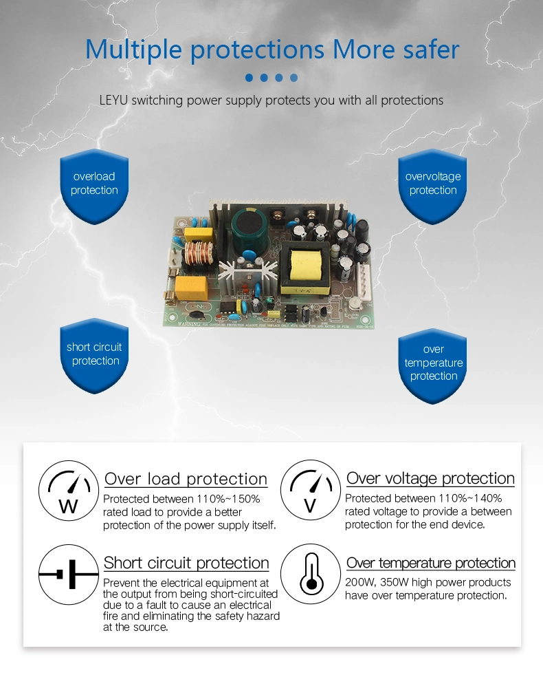 PS-45 Single Output Open-Frame Switching Power Supply 45W