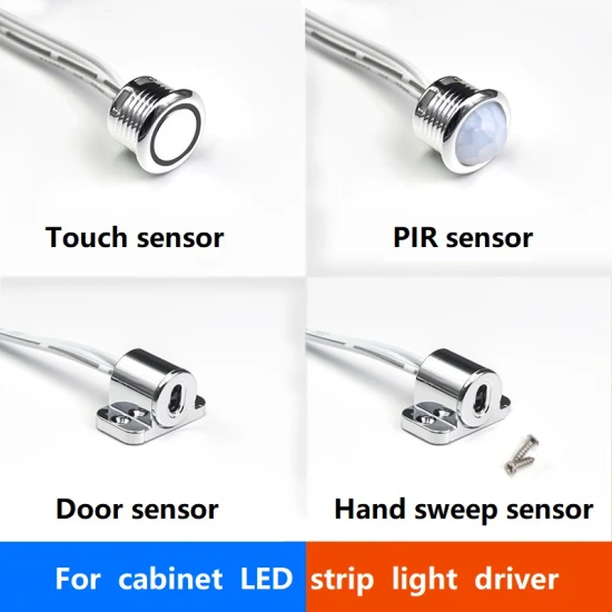 Driver per armadio LED con fattore di potenza 0,9 Controllo sensore di alta qualità 60W 100W 150W 12V
