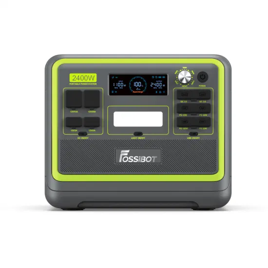 Modulo privato Fossibot Stazione di alimentazione portatile personalizzabile da 2400 W impermeabile a ricarica rapida 110 V/220 V AC DC Porte USB QC3.0