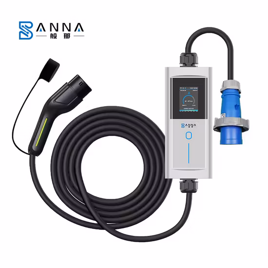 Caricatore EV per caricabatterie per veicoli elettrici per auto portatili tipo 1 SAE J1772 da 7kw 3,5kw 16A 32A